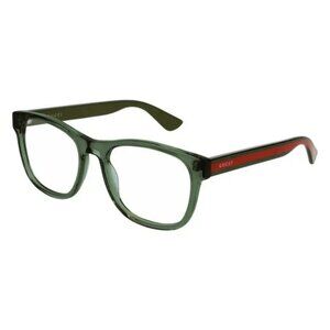 NEW GUCCI SQUARE EYEGLASSES GREEN CLEAR EYEWEAR